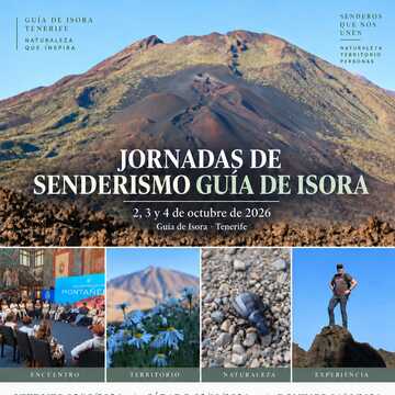JORNADAS DE SENDERISMO DE GUÍA DE ISORA - VIERNES 2 OCTUBRE - CHARLAS  Y MESA REDONDA.